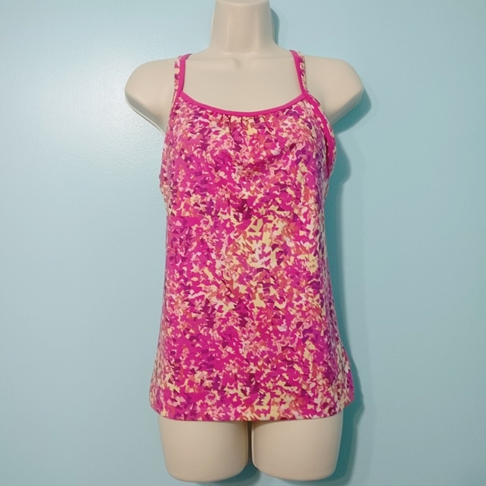 C9 Pink + Yellow Workout Tank